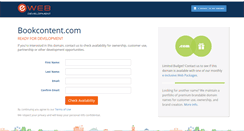Desktop Screenshot of bookcontent.com